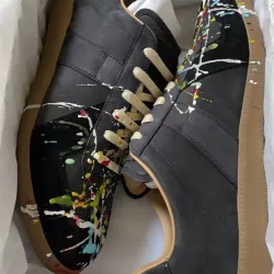 EM Sneakers Maison Margiela Black Paint Replica Sneakers review Caden Barlow