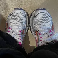 EM Sneakers Balenciaga Runner Silver Purple review 0