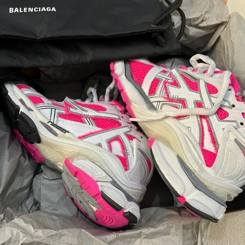 EM Sneakers Balenciaga Runner White Red Powder review 