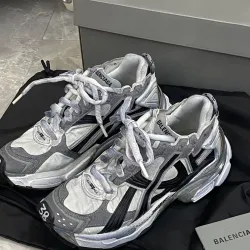 EM Sneakers Balenciaga Runner Grey White Black review hxjcjf bcjcjv