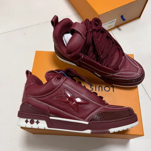 EM Sneakers Louis Vuitton LV Skate Sneaker Bordeaux Red review 