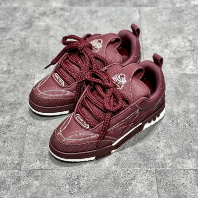 EM Sneakers Louis Vuitton LV Skate Sneaker Bordeaux Red review Brooke Amha