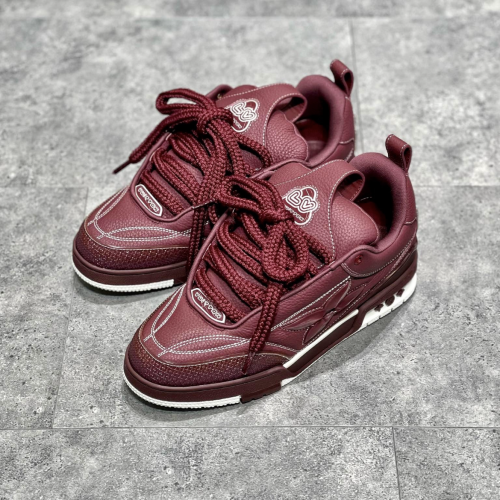 EM Sneakers Louis Vuitton LV Skate Sneaker Bordeaux Red review 