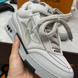 EM Sneakers Louis Vuitton LV Skate Sneaker Gray review Teron Fox