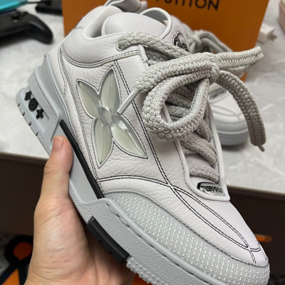 EM Sneakers Louis Vuitton LV Skate Sneaker Gray review Teron Fox