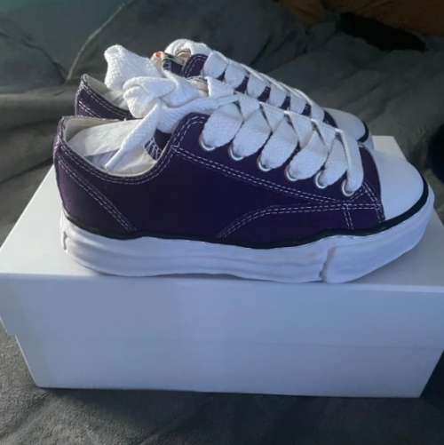 EM Sneakers Mihara Yasuhiro White Purple NO.724 review 