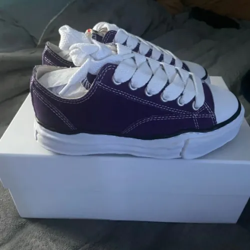 EM Sneakers Mihara Yasuhiro White Purple NO.724 review 