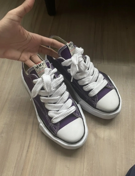 EM Sneakers Mihara Yasuhiro White Purple NO.724 review 