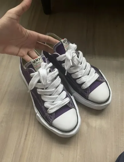 EM Sneakers Mihara Yasuhiro White Purple NO.724 review 