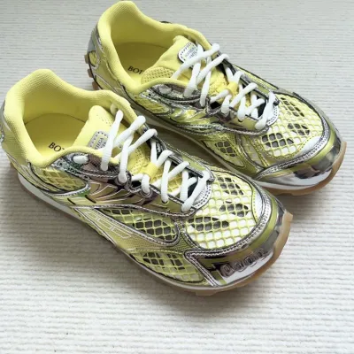 EM Sneakers Bottega Veneta Orbit Yellow review Lacori Wedgeworth