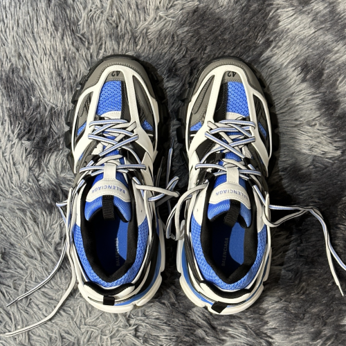 EM Sneakers  Balenciaga Track Sneaker Black Grey White Blue (Without LED) review 