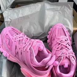 EM Sneakers Balenciaga Track Plum Red(Without LED) review Massai Taylor