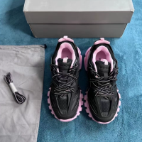 EM Sneakers Balenciaga Track LED Black Powder review 0