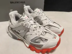 EM Sneakers  Balenciaga Track Sneaker White Grey Red (Without LED) review Gybram Gallardo