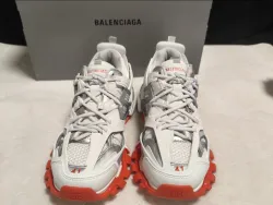 EM Sneakers  Balenciaga Track Sneaker White Grey Red (Without LED) review Sonia Bibi
