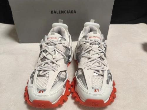 EM Sneakers  Balenciaga Track Sneaker White Grey Red (Without LED) reviewed by