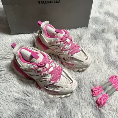 EM Sneakers  Balenciaga Track Sneaker White Rose (Without LED) review Jayung Isaiah