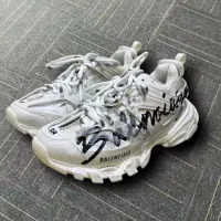 EM Sneakers  Balenciaga Track Sneaker Black Graffiti(Without LED) review 0