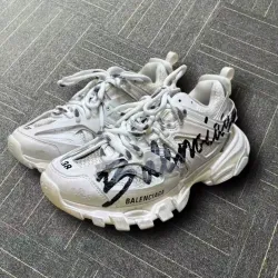 EM Sneakers  Balenciaga Track Sneaker Black Graffiti(Without LED) review Aidan Gulley