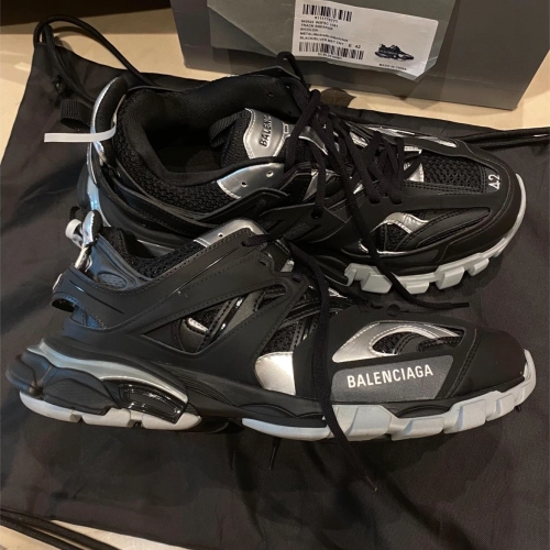 EM Sneakers  Balenciaga Track Sneaker Black Silver(Without LED) reviewed by
