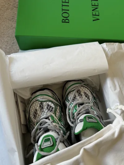 EM Sneakers Bottega Veneta Orbit Green review Makayla Porshea
