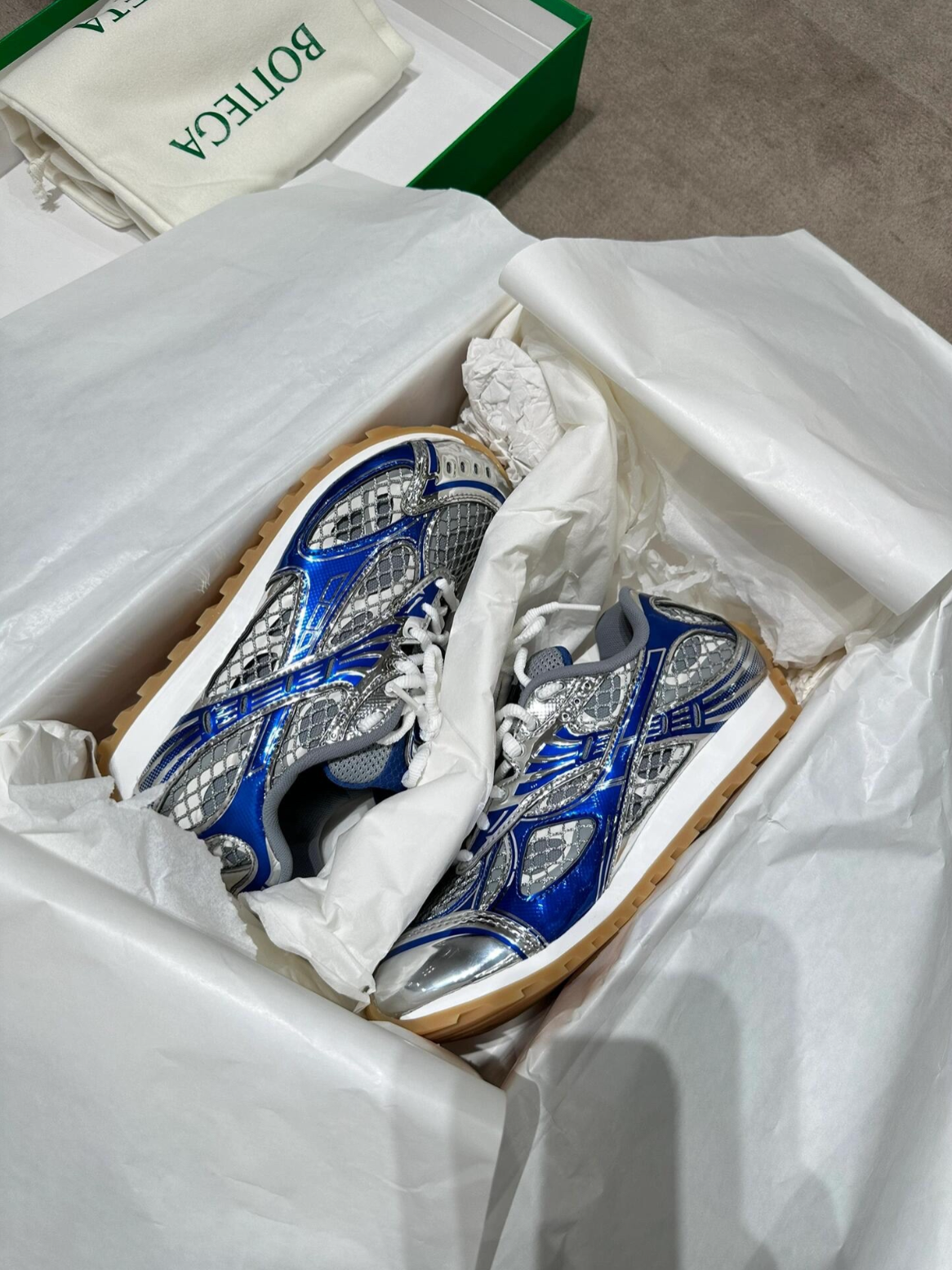 EM Sneakers Bottega Veneta Orbit Blue review 0