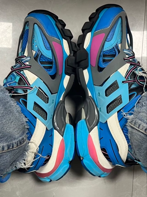 EM Sneakers Balenciaga Track Sneaker Grey Blue(Without LED) reviewed by