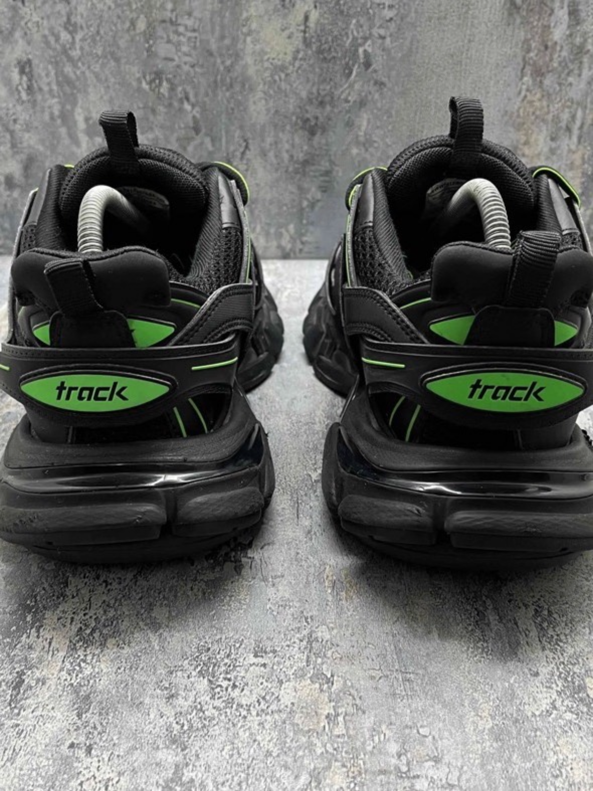 EM Sneakers Balenciaga Track Black Green(Without LED) review 1