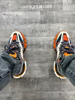 EM Sneakers Balenciaga Track Blue Orange(Without LED) review Andrew Berumen