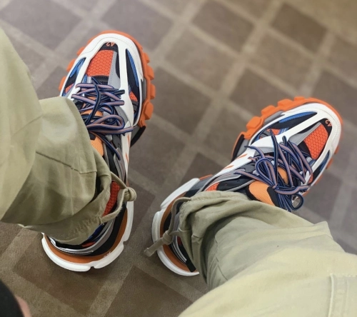 EM Sneakers Balenciaga Track Blue Orange(Without LED) reviewed by