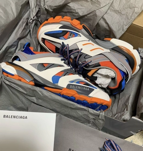 EM Sneakers Balenciaga Track Blue Orange(Without LED) reviewed by