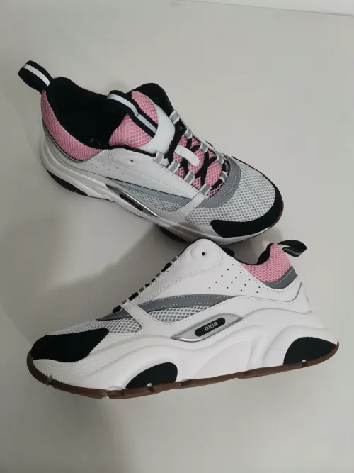 EM Sneakers Dior B22 Pale Pink White  review 