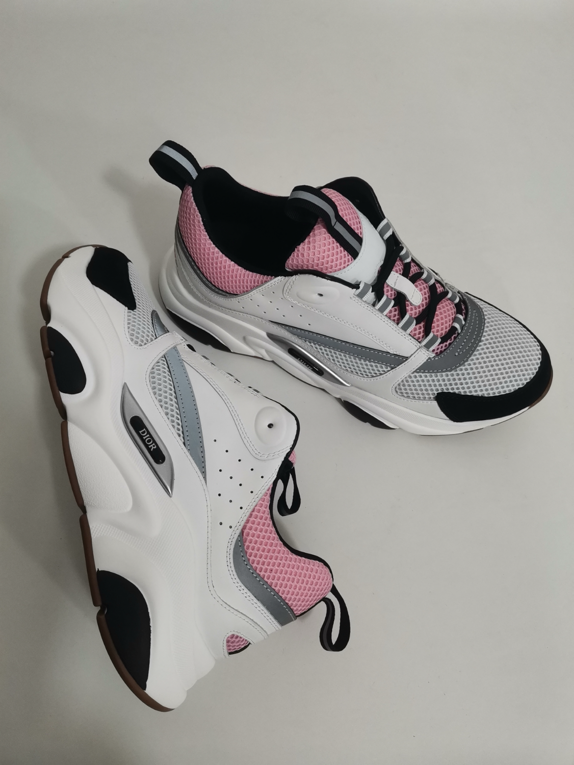 EM Sneakers Dior B22 Pale Pink White  review 1