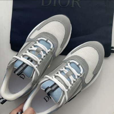 EM Sneakers Dior B22 Rice Grey Blue review Titan Gardner
