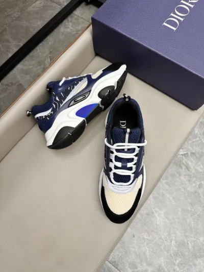 EM Sneakers Dior B22 Blue Black  review Terryon McDaniel 00