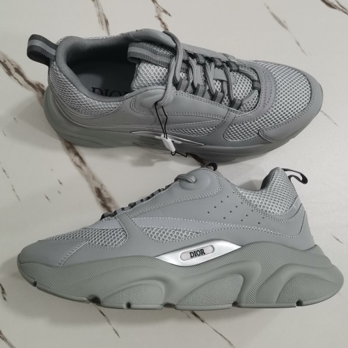 EM Sneakers Dior B22 Triple Grey  review 