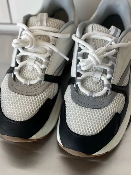 EM Sneakers Dior B22 White Black review 