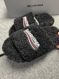 EM Sneakers Balenciaga Furry Slide Black review 0