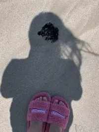 EM Sneakers Balenciaga Furry Slide Pink review 0