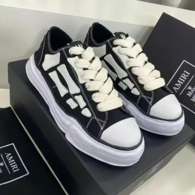 EM Sneakers Mihara Yasuhiro x AMIRI Skel-Top Low Black review Al Petty