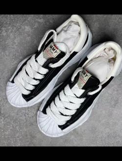 EM Sneakers Mihara Yasuhiro Blakey OG Sole Canvas Low Black No Logo NO.703 review YWEGT