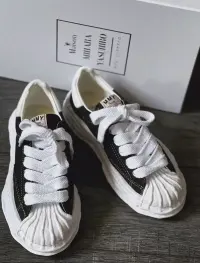 EM Sneakers Mihara Yasuhiro Blakey OG Sole Canvas Low Black No Logo NO.703 review 0