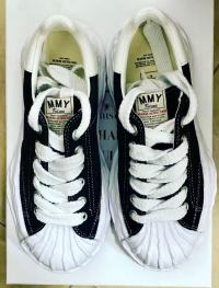 EM Sneakers Mihara Yasuhiro Blakey OG Sole Canvas Low Black No Logo NO.703 review 0