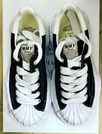 EM Sneakers Mihara Yasuhiro Blakey OG Sole Canvas Low Black No Logo NO.703 review 0