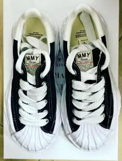 EM Sneakers Mihara Yasuhiro Blakey OG Sole Canvas Low Black No Logo NO.703 review gagf