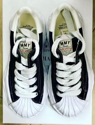 EM Sneakers Mihara Yasuhiro Blakey OG Sole Canvas Low Black No Logo NO.703 review gagf