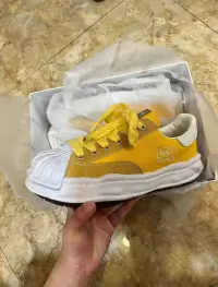 EM Sneakers Mihara Yasuhiro White and White Yellow review 0