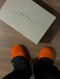 EM Sneakers Marni Fussbett Orange review 0