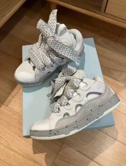 EM Sneakers Lanvin Leather Curb Lime review Sandy Otero