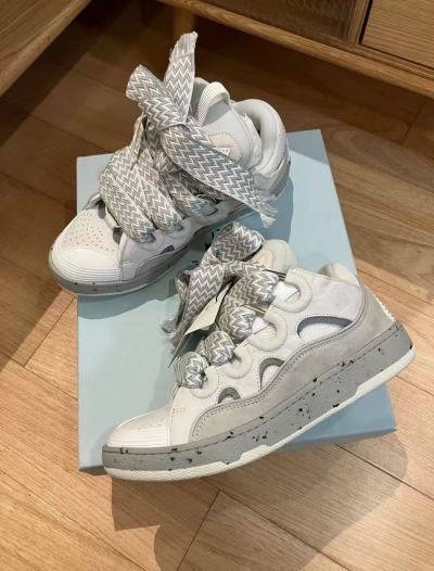 EM Sneakers Lanvin Leather Curb Lime review Sandy Otero